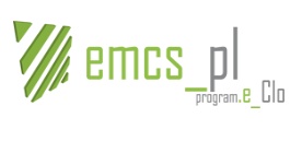 Baner z napisem EMCS pl Program e cło 