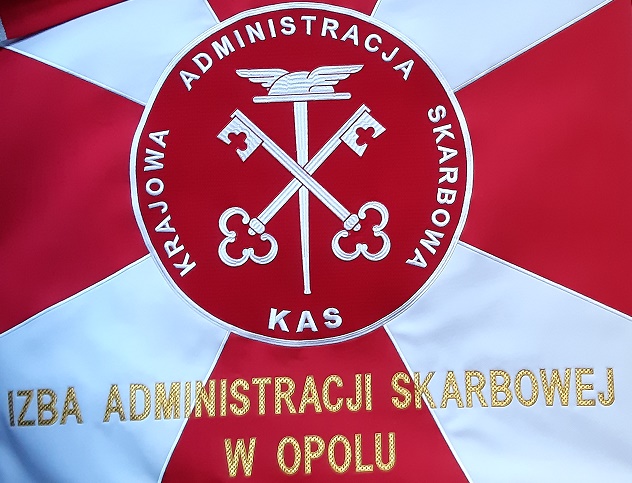 Sztandar Izby Administracji Skarbowej w Opolu
