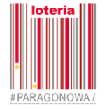 Grafika przedstawiąjąca kod kreskowy i napis Loteria paragonowa