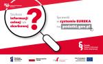 grafika za napisem z lewej strony Szukasz informacji celnej lub skarbowej? napis z prawej strony Sprawdź w systemie EUREKA na podatki.gov.pl