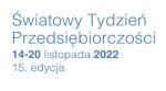 grafika z napisem Światowy Tydzień Przedsiębiorczości 14-20 listopada 2022
15.edycja