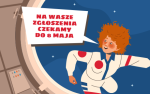 grafika z napisem na zgłoszenia czekamy do 8 maja