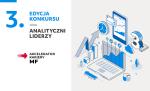 grafika z napisem 3. edycja konkursu Analityczni Liderzy Akcelerator Kariery MF