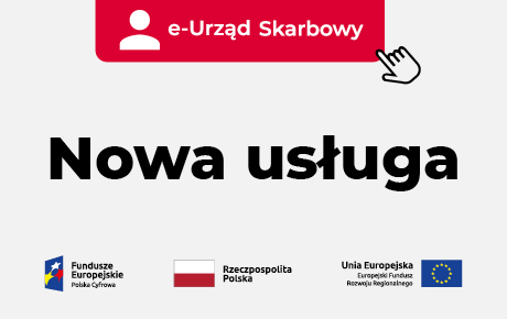 grafika z napisem e-Urząd Skarbowy Nowa usługa