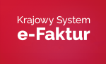 grafika z napisem Krajowy System e-Faktur