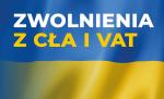 grafika z napisem Zwolnienia z Cła i VAT