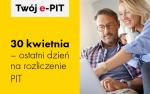 grafika informacyjna o treści 30 kwietnia ostatni dzień na złożenie PIT