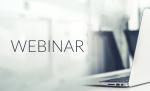 laptop, napis Webinar